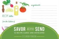 Savor and Send : 12 Recipe Cards and Envelopes （RCR CRDS）