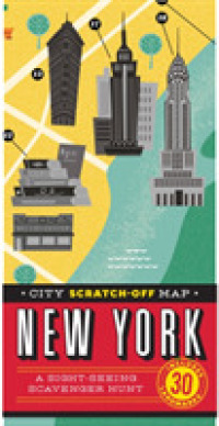 City Scratch-off Map: New York : A Sight-Seeing Scavenger Hunt (City Scratch Off)