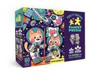 Piece It Together Family Puzzle - Catstronauts! : 60-piece Puzzle for Kids and Toddlers 2-5, Beach and Ocean Artwork （PZZL）