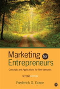 起業家のためのマーケティング（第２版）<br>Marketing for Entrepreneurs : Concepts and Applications for New Ventures （2ND）