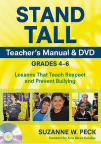 Stand Tall Teacher's Manual & Dvd, Grades 4-6 : Lessons That Teach Respect and Prevent Bullying -- Mixed media product