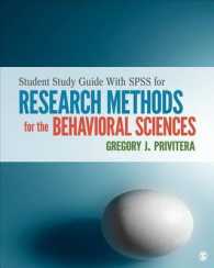 Research Methods for the Behavioral Sciences : Student Study Guide with IBM SPSS Workbook