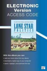 Lone Star Politics Electronic Version : Tradition and Transformation in Texas -- Digital product license key （3 Revised）