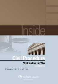 Inside Civil Procedure : What Matters and Why (Inside) （2ND）