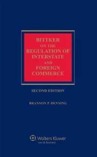 Bittker on the Regulation of Interstate and Foreign Commerce （2ND）