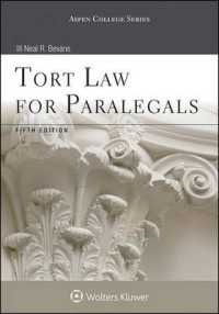 Tort Law for Paralegals (Aspen College Series) （5TH）