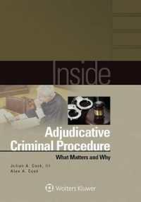 Inside Adjudicative Criminal Procedure : What Matters and Why (Inside)