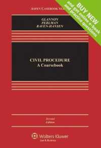 Civil Procedure : A Coursebook (Aspen Casebook) （2 LSLF New）