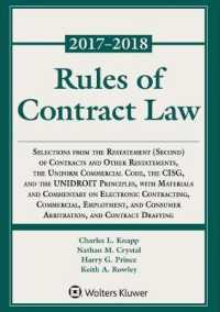 Rules of Contract Law 2017-2018