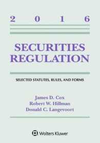 Securities Regulation 2016 : Selected Statutes Rules and Forms