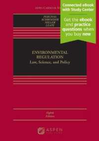 Environmental Regulation : Law, Science, and Policy (Aspen Casebook) （8TH）