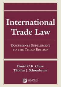International Trade Law: Documents Supplement to the Third Edition (Supplements)