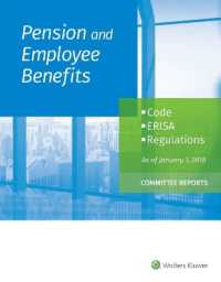 Pension and Employee Benefits Code Erisa Regulations : As of January 1, 2018 (Committee Reports)