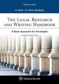 The Legal Research and Writing Handbook : A Basic Approach for Paralegals (Aspen Paralegal)