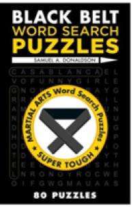 Black Belt Word Search Puzzles : 80 Puzzles （CSM）