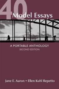 40 Model Essays : A Portable Anthology （2ND）