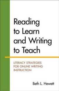Reading to Learn and Writing to Teach : Literacy Strategies for Online Writing Instruction