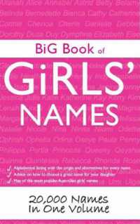 Big Book of Girl's Names : 20,000 Names in One Volume （Large Print）