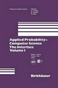 Applied Probability-Computer Science: the Interface Volume 1 (Progress in Computer Science and Applied Logic)