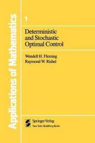 Deterministic and Stochastic Optimal Control (Stochastic Modelling and Applied Probability)