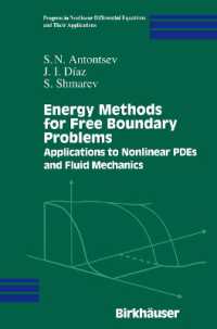 Energy Methods for Free Boundary Problems : Applications to Nonlinear PDEs and Fluid Mechanics (Progress in Nonlinear Differential Equations and Their Applications)