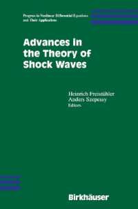 Advances in the Theory of Shock Waves (Progress in Nonlinear Differential Equations and Their Applications)