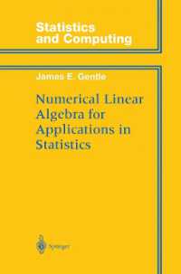 Numerical Linear Algebra for Applications in Statistics (Statistics and Computing)