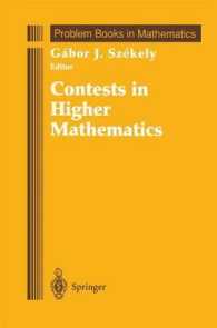Contests in Higher Mathematics : Miklós Schweitzer Competitions 1962-1991 (Problem Books in Mathematics)