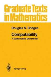 Computability : A Mathematical Sketchbook (Graduate Texts in Mathematics)