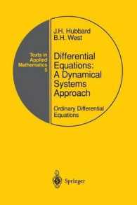 Differential Equations: a Dynamical Systems Approach : Ordinary Differential Equations (Texts in Applied Mathematics)