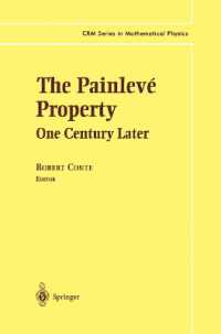 The Painlevé Property : One Century Later (Crm Series in Mathematical Physics)