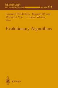 Evolutionary Algorithms (The Ima Volumes in Mathematics and its Applications)