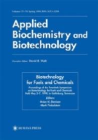 Twentieth Symposium on Biotechnology for Fuels and Chemicals : Presented as Volumes 77-79 of Applied Biochemistry and Biotechnology Proceedings of the Twentieth Symposium on Biotechnology for Fuels and Chemicals Held May 3-7, 1998, Gatlinburg, Tennes