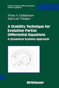 A Stability Technique for Evolution Partial Differential Equations : A Dynamical Systems Approach (Progress in Nonlinear Differential Equations and Their Applications)