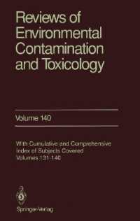 Reviews of Environmental Contamination and Toxicology : Continuation of Residue Reviews (Reviews of Environmental Contamination and Toxicology)