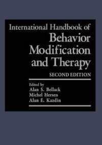 International Handbook of Behavior Modification and Therapy : Second Edition