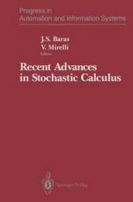 Recent Advances in Stochastic Calculus (Progress in Automation and Information Systems) （Reprint）