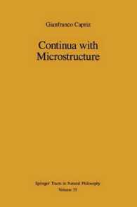 Continua with Microstructure (Springer Tracts in Natural Philosophy) （Reprint）