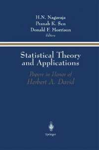 Statistical Theory and Applications : Papers in Honor of Herbert A. David （Reprint）