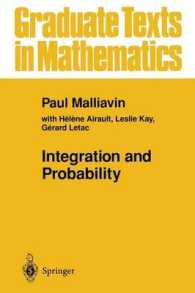 Integration and Probability (Graduate Texts in Mathematics) （1995）