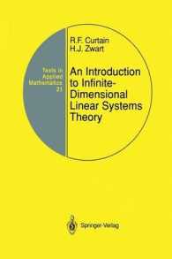 An Introduction to Infinite-Dimensional Linear Systems Theory (Texts in Applied Mathematics) （1995）