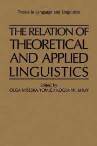 The Relation of Theoretical and Applied Linguistics (Topics in Language and Linguistics)