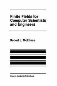 Finite Fields for Computer Scientists and Engineers (The Springer International Series in Engineering and Computer Science)