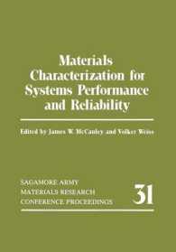 Materials Characterization for Systems Performance and Reliability (Phaenomenologica)