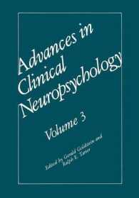 Advances in Clinical Neuropsychology : Volume 3 (Advances in Clinical Neuropsychology)