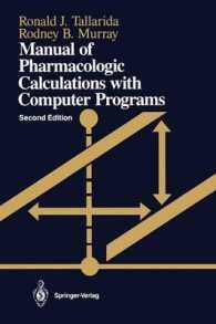 Manual of Pharmacologic Calculations : With Computer Programs （2ND）