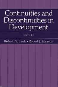Continuities and Discontinuities in Development (Topics in Developmental Psychobiology)