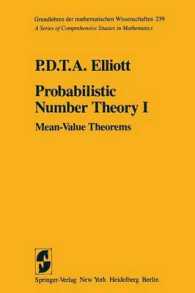 Probabilistic Number Theory I : Mean-Value Theorems (Grundlehren der mathematischen Wissenschaften)