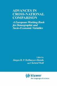 Advances in Cross-National Comparison : A European Working Book for Demographic and Socio-Economic Variables
