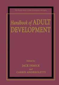 Handbook of Adult Development (The Springer Series in Adult Development and Aging)